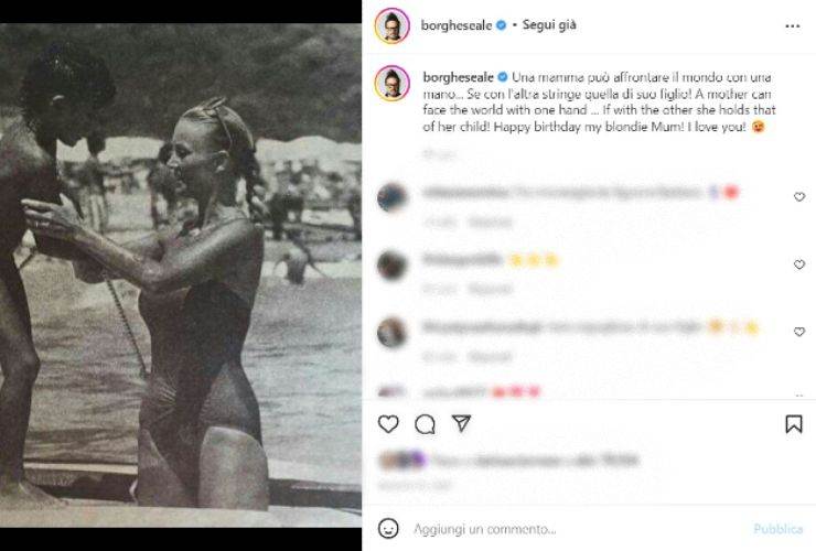 Alessandro Borghese e mamma