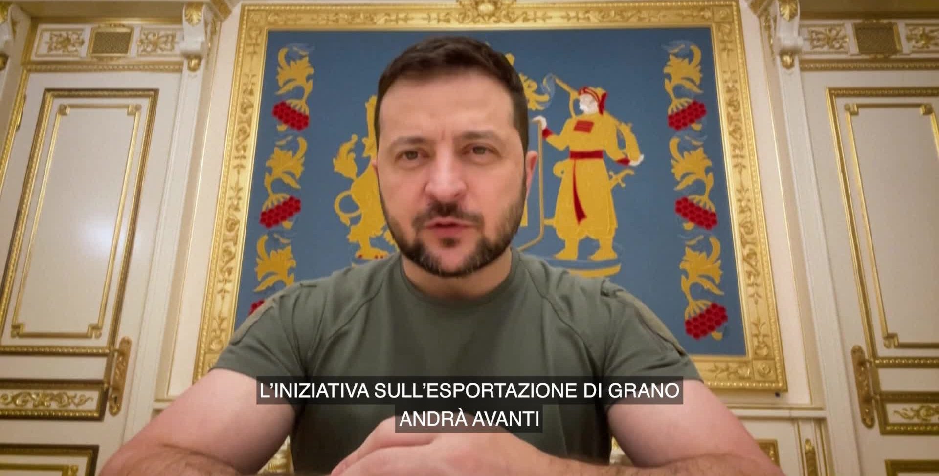 Ucraina, Zelensky: "Sul grano risultato importante per il mondo intero"