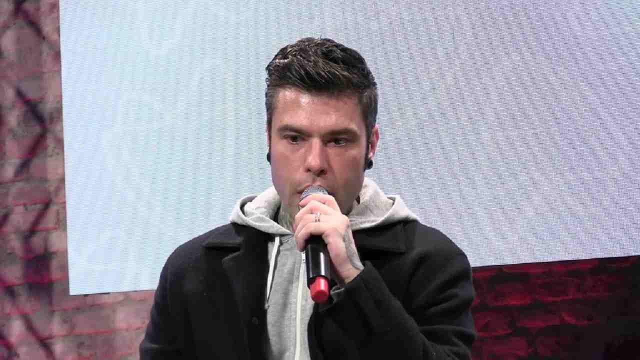 Fedez al Forum "Il Tempo della Salute" a Milano