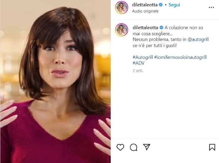 Diletta Leotta - Newsby.it - Foto Instagram