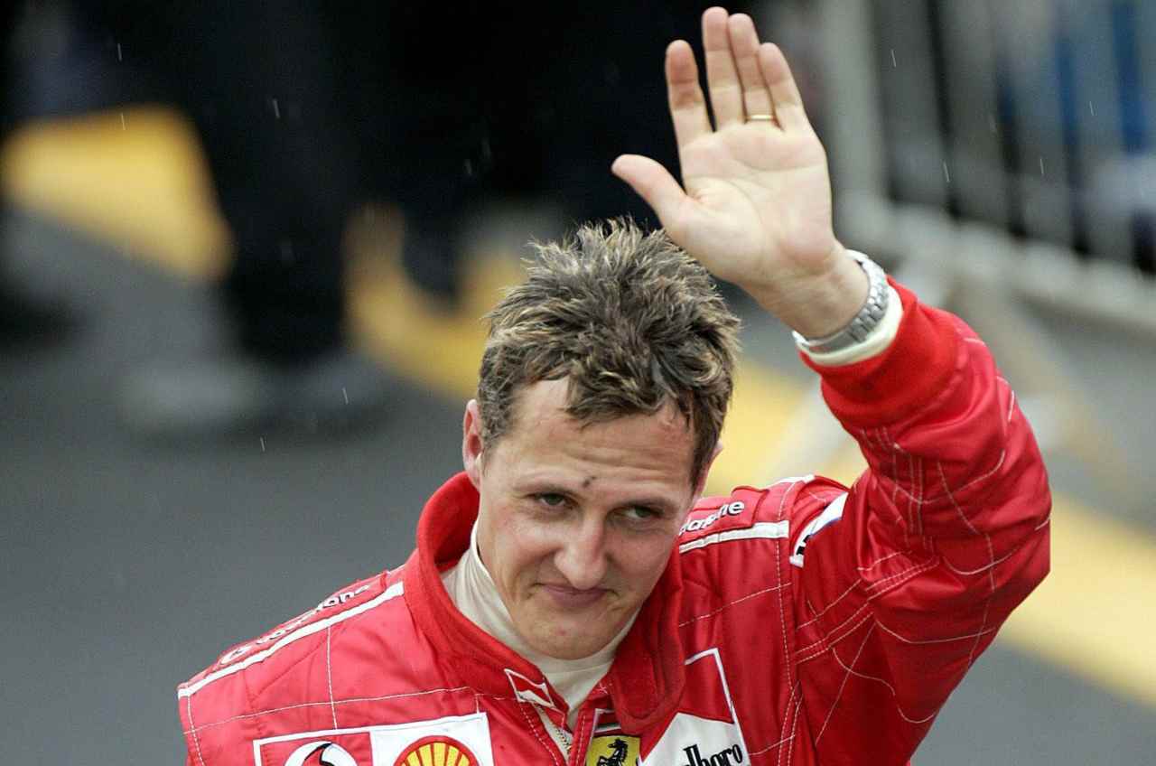 Michael Schumacher primo messaggio