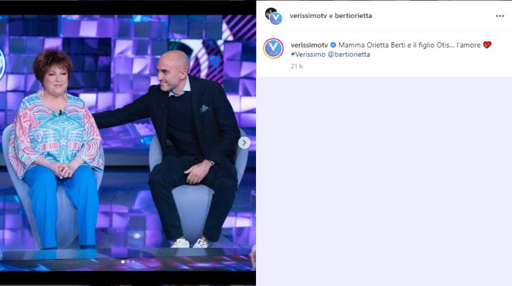 Orietta Berti e Otis verissimo