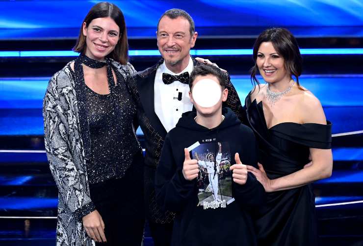 Amadesu con la famiglia a Sanremo