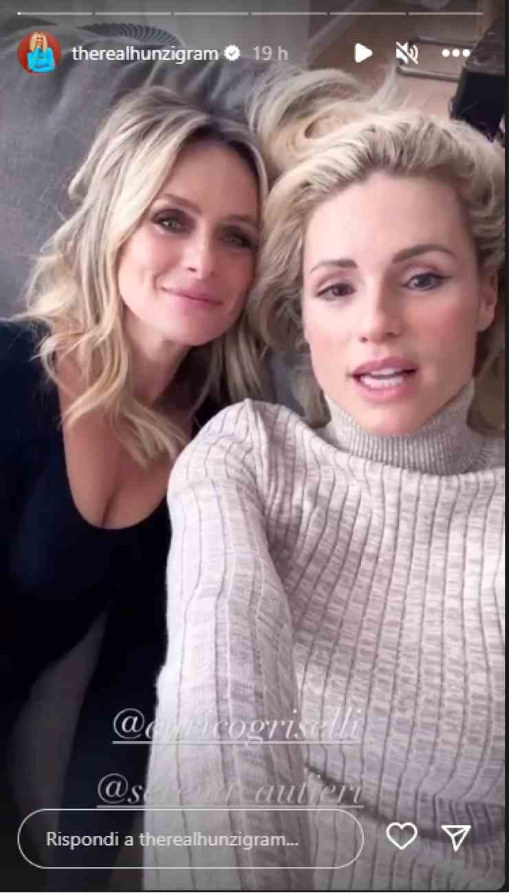 Michelle Hunziker y Serena Oteri