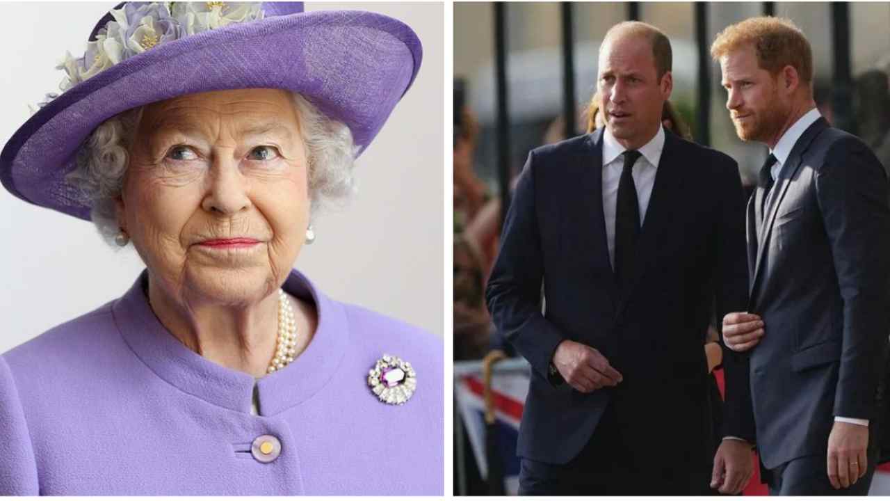 regina elisabetta harry william