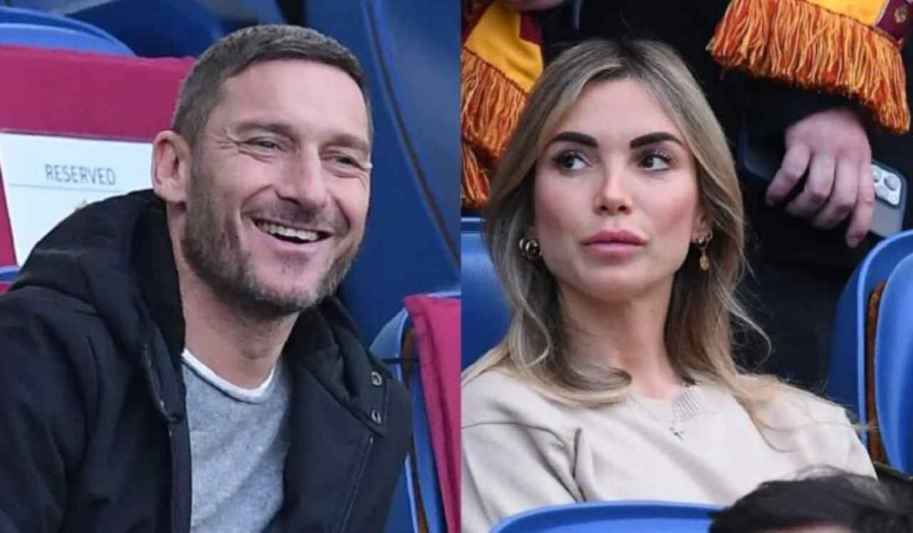 Totti et Noemi à Trigoria