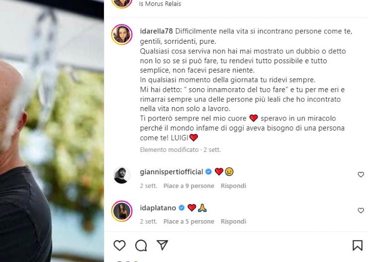 Post Instagram di Ida Provenzano