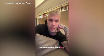 Fedez manda un abbraccio virtuale a Vialli: “Forza Gianluca”. VIDEO