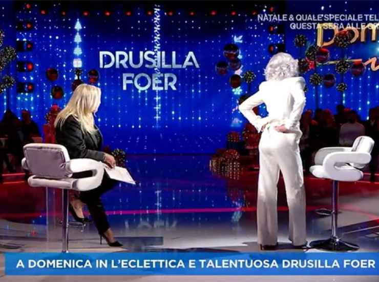 Mara Venier Drusilla Foer - Newsby.it - Foto web