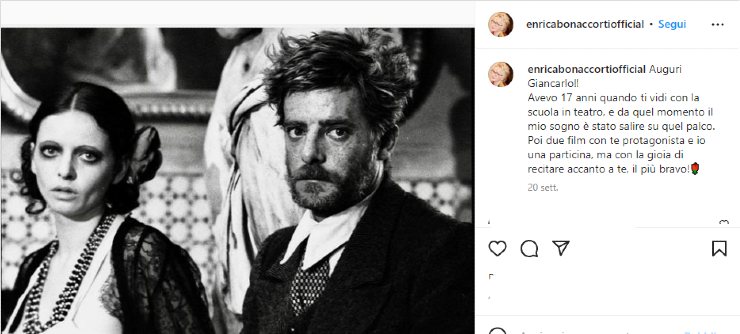 ENRICA BONACCORTI CON GIANCARLO GIANNIN