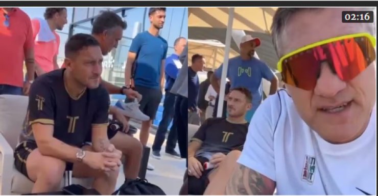FRANCESCO TOTTI E BOBO VIERI