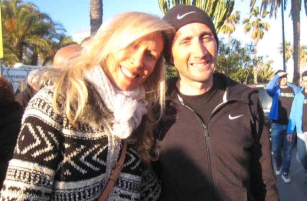Françoise Antonini e Davide Rebellin