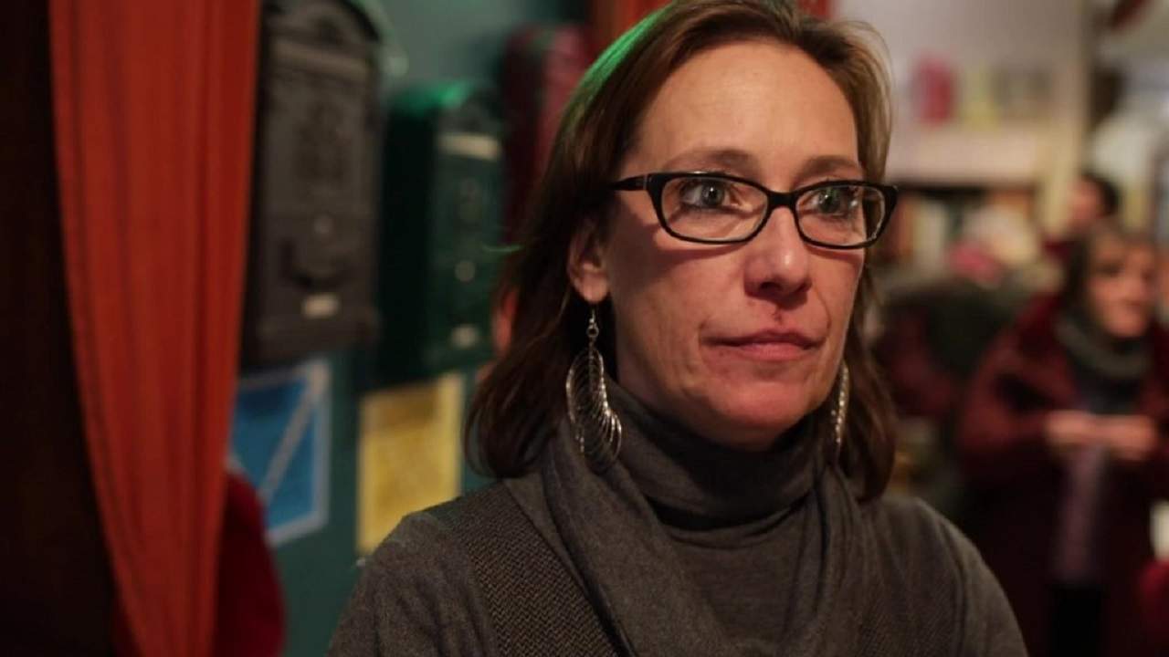 Ilaria Cucchi all'incontro "La situazione femminile nelle carceri"