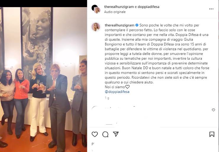 Michelle Hunziker con Giulia Bongiorno per Doppia Difesa