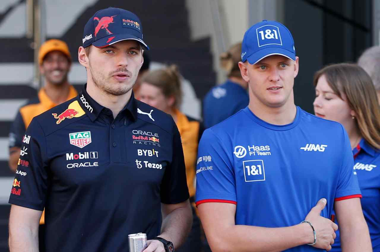 Mick Schumacher e Max Verstappen