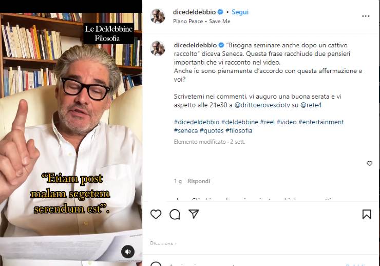 PAOLO DEL DEBBIO-INSTAGRAM