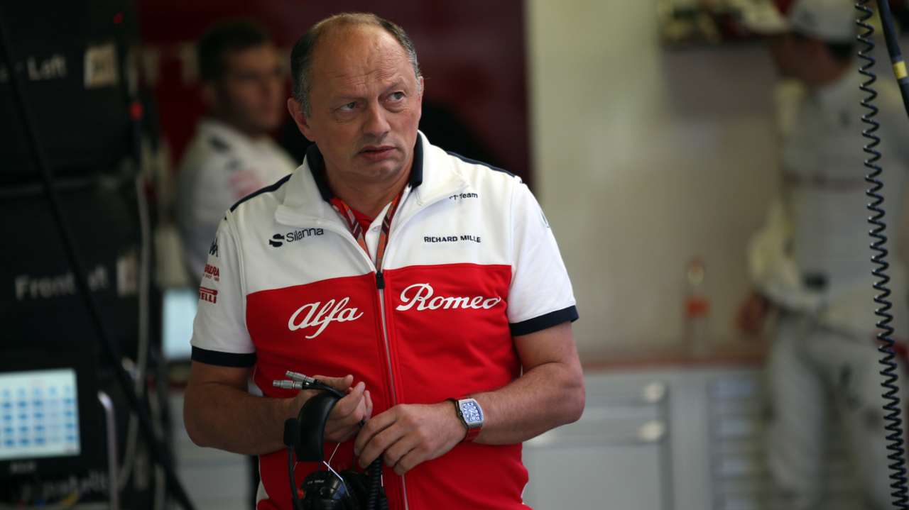 Vasseur in rosso
