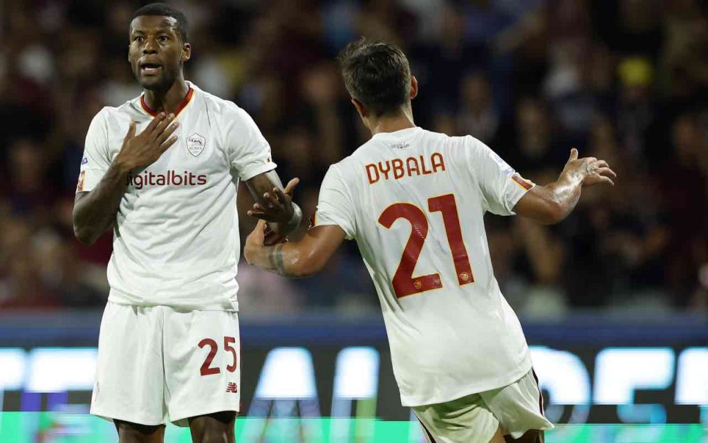 Wijnaldum insieme a Dybala