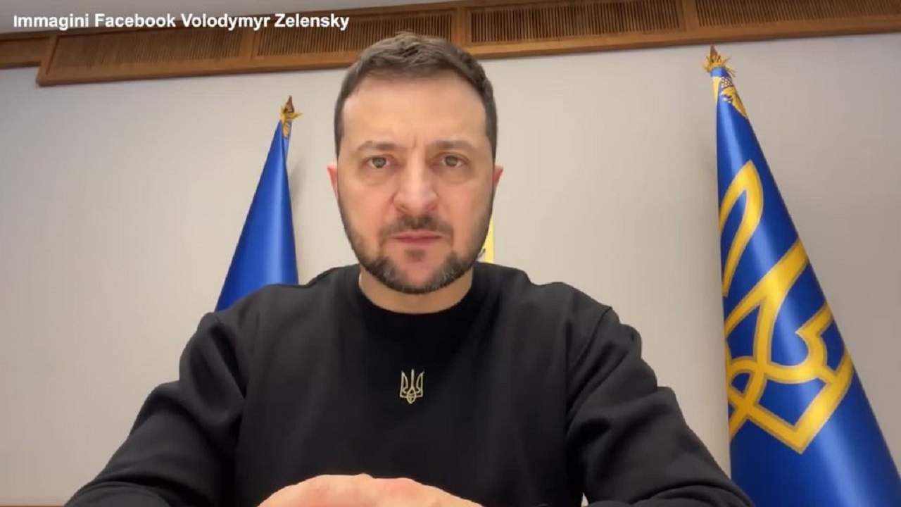 Ucraina, il presidente Volodymyr Zelensky