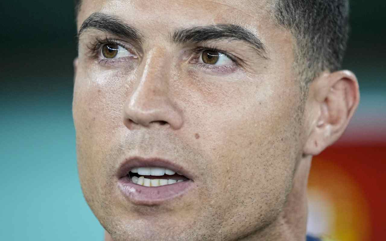 Primo piano di Cristiano Ronaldo