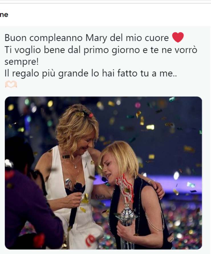 emma marrone auguri de filippi