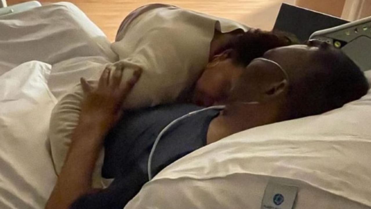 figlia pelé foto con papà