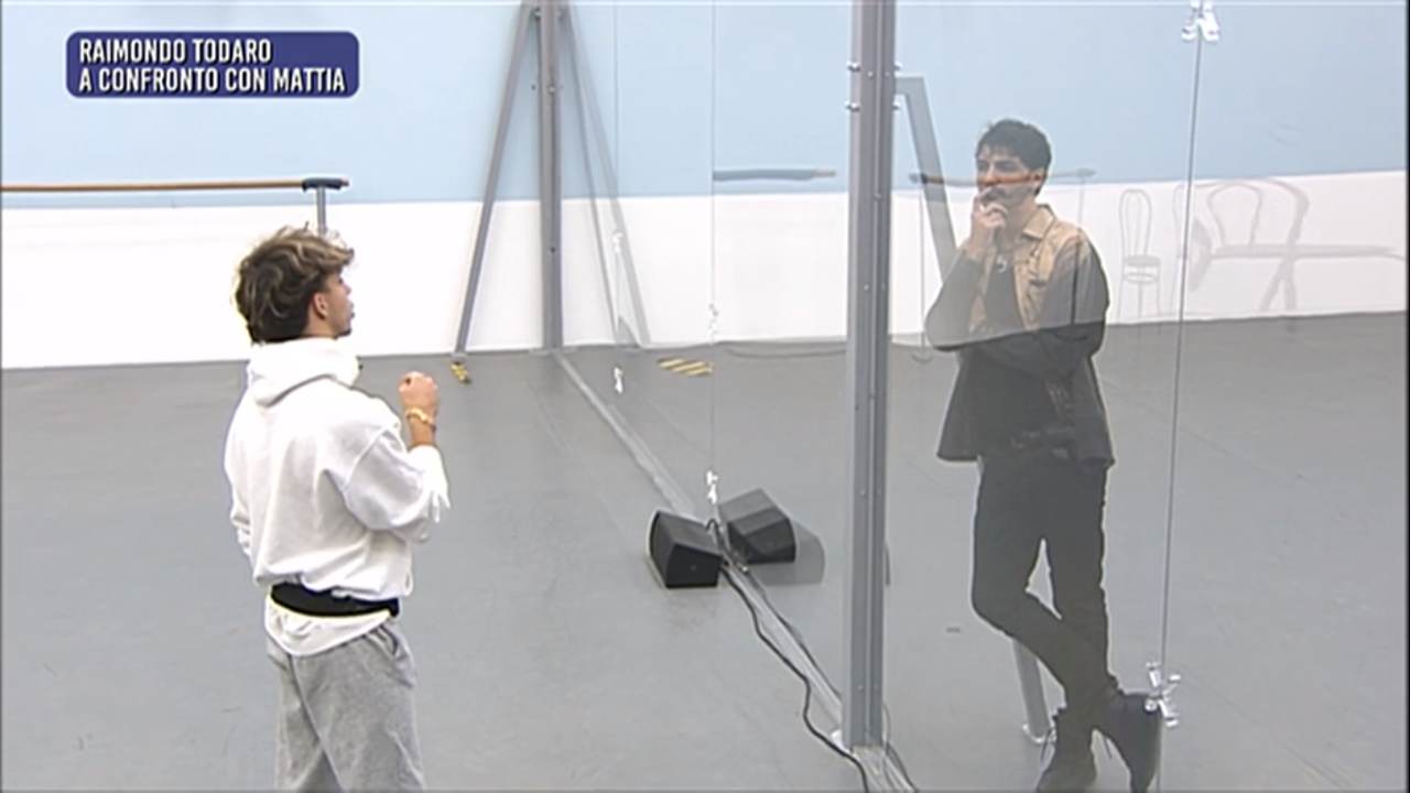 Mattia e Raimondo Todaro ad Amici