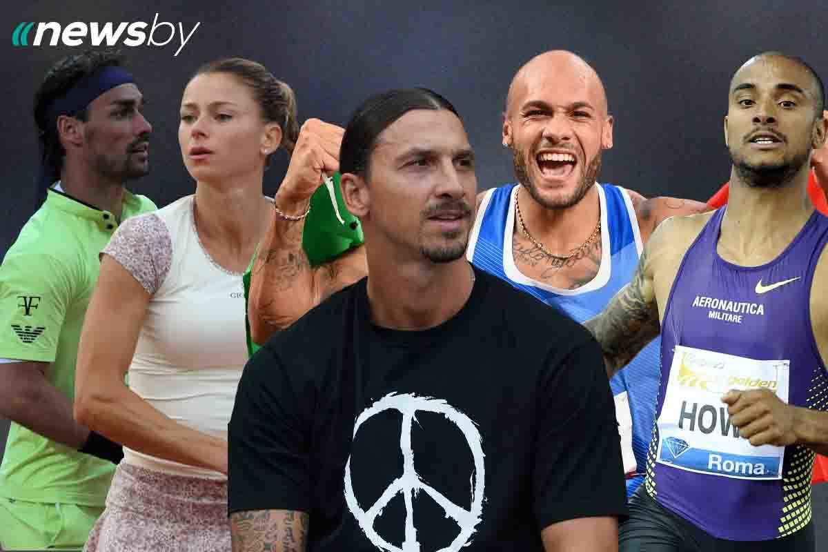 Fognini, Marcell Jacobs, Giorgi, Ibrahimovic, Howe