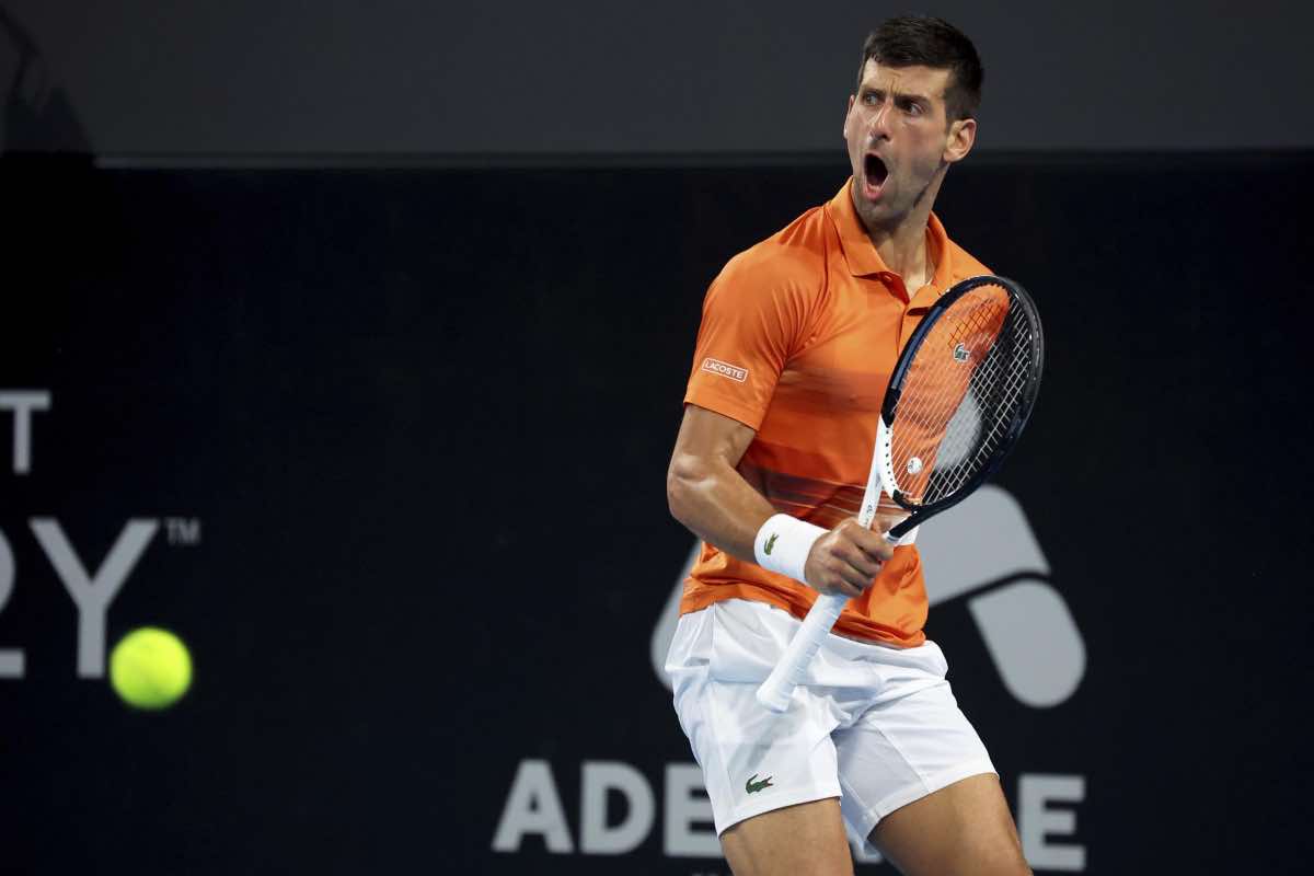 Djokovic esulta