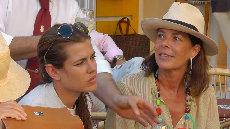 Carolina di Monaco e Charlotte