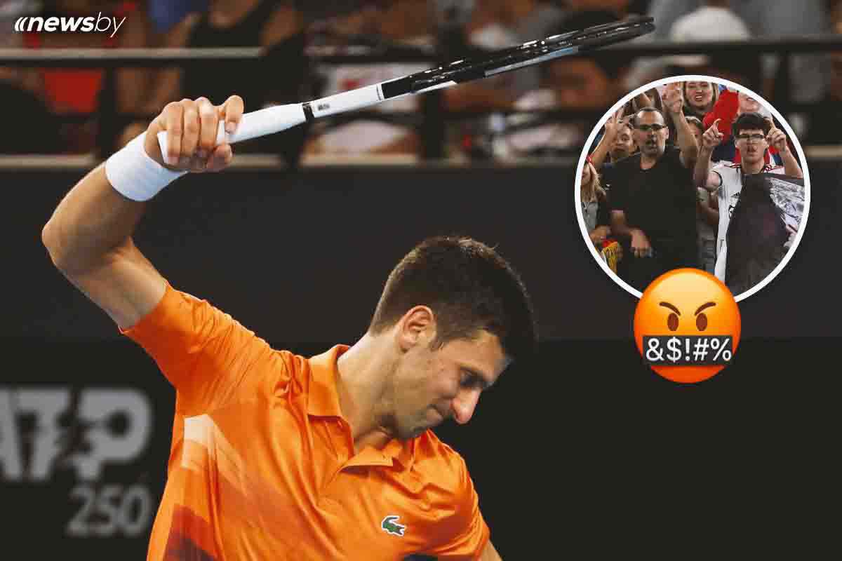 Djokovic furioso