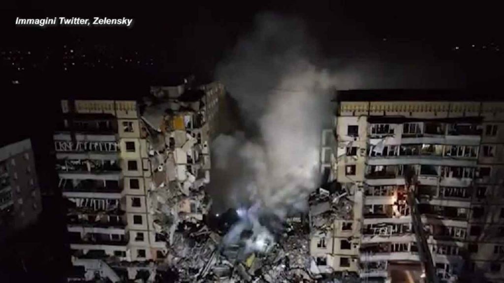 Dnipro, le conseguenze del raid russo