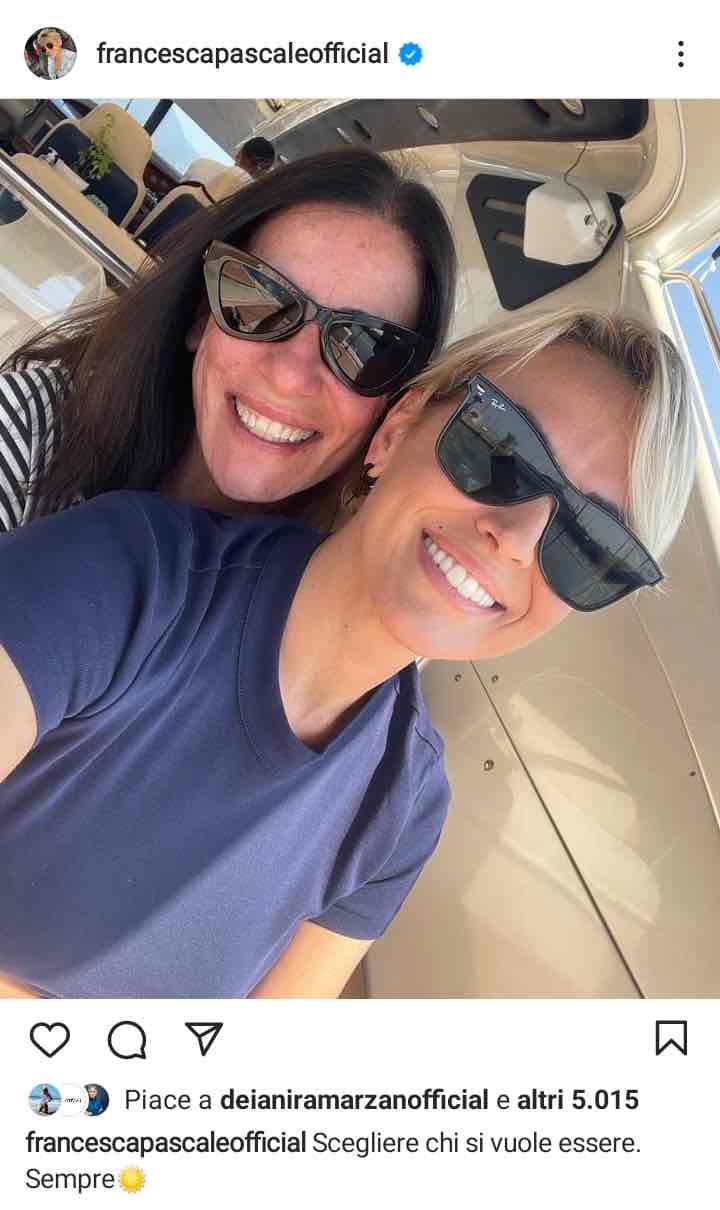 Francesca Pascale e Paola Turci