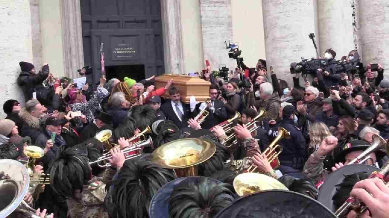 Il funerale di Gina Lollobrigida