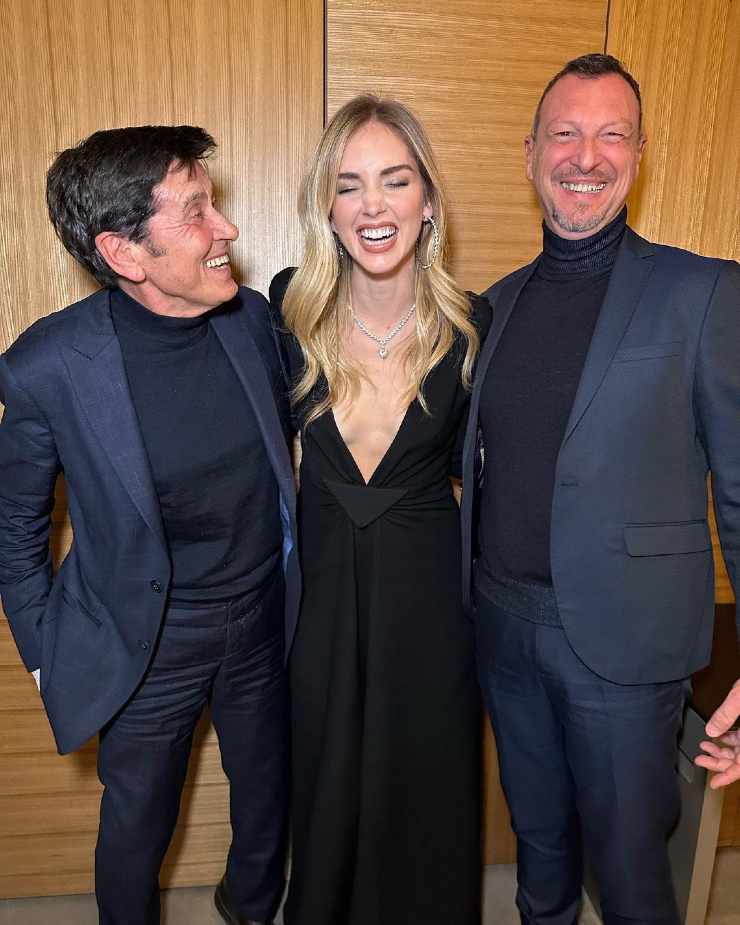 Gianni Morandi_Chiara Ferragni_Amadeus_Instagram_Newsby