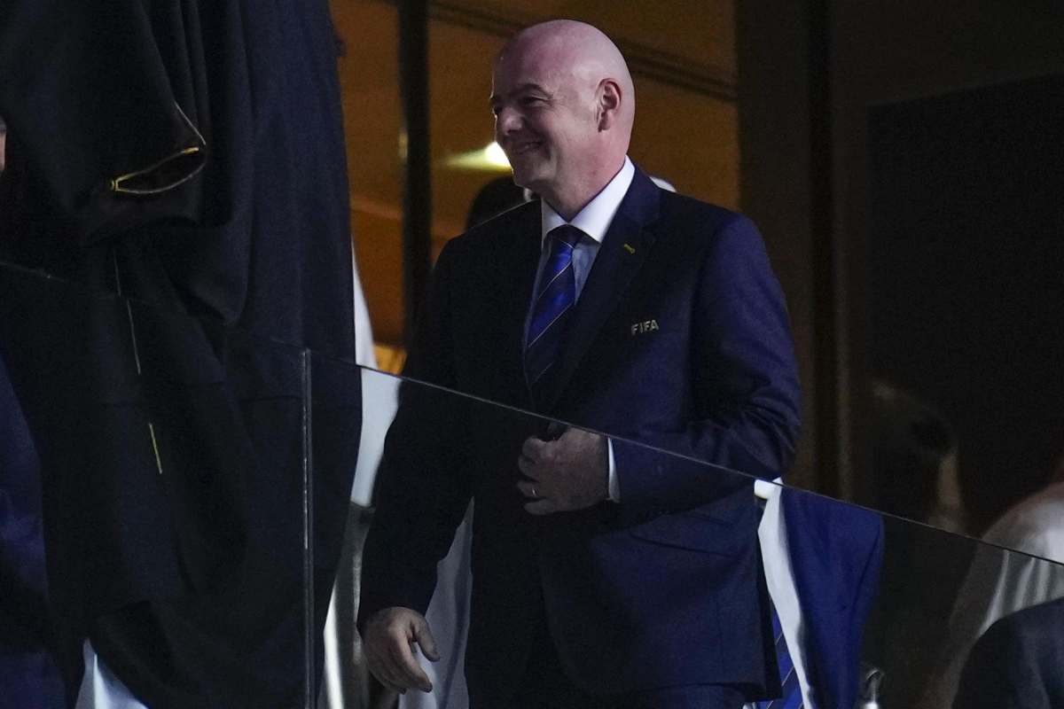 Infantino sorride FIFA