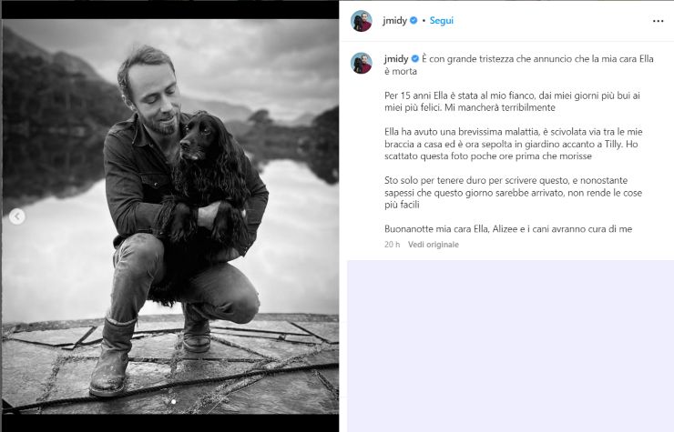 James Middleton social