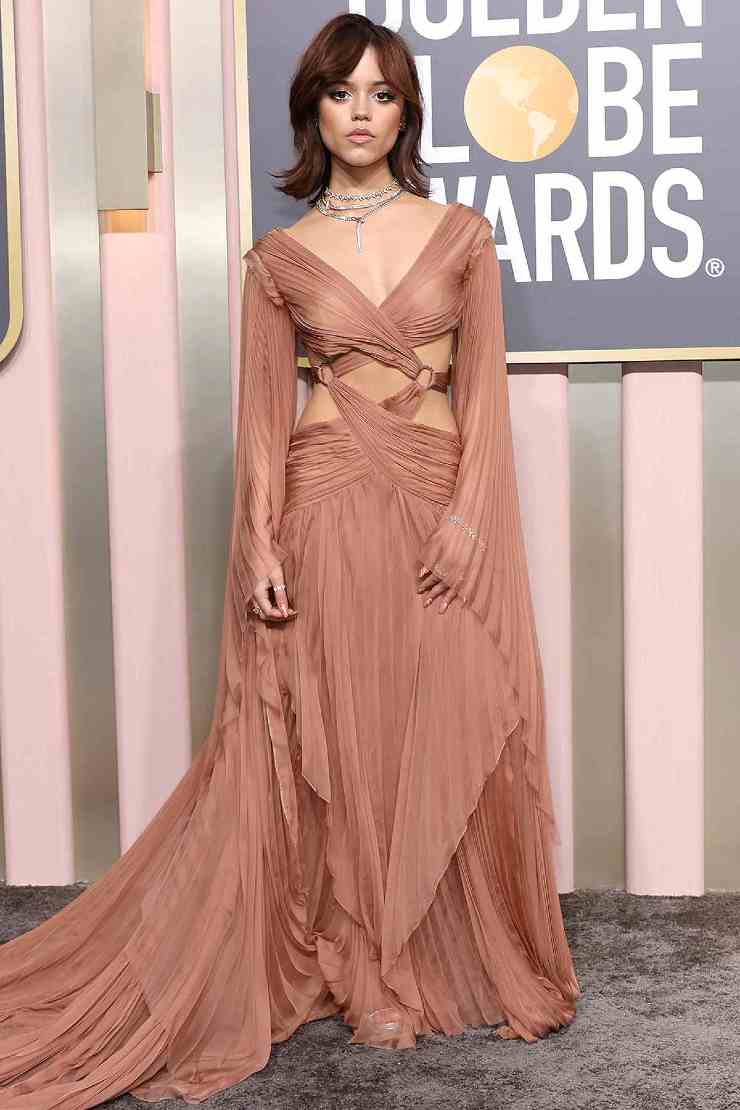 Jenna Ortega ai Golden Globes_Newsby