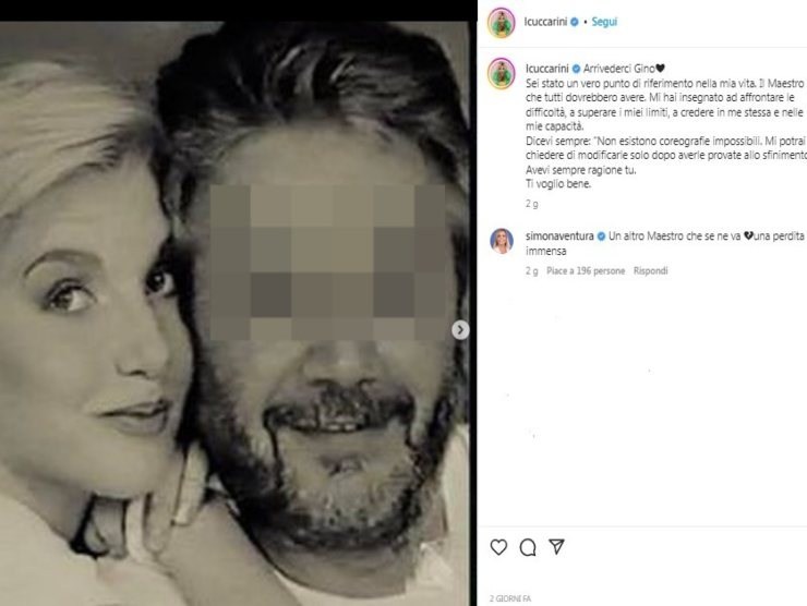 lorella cuccarini lettera addio