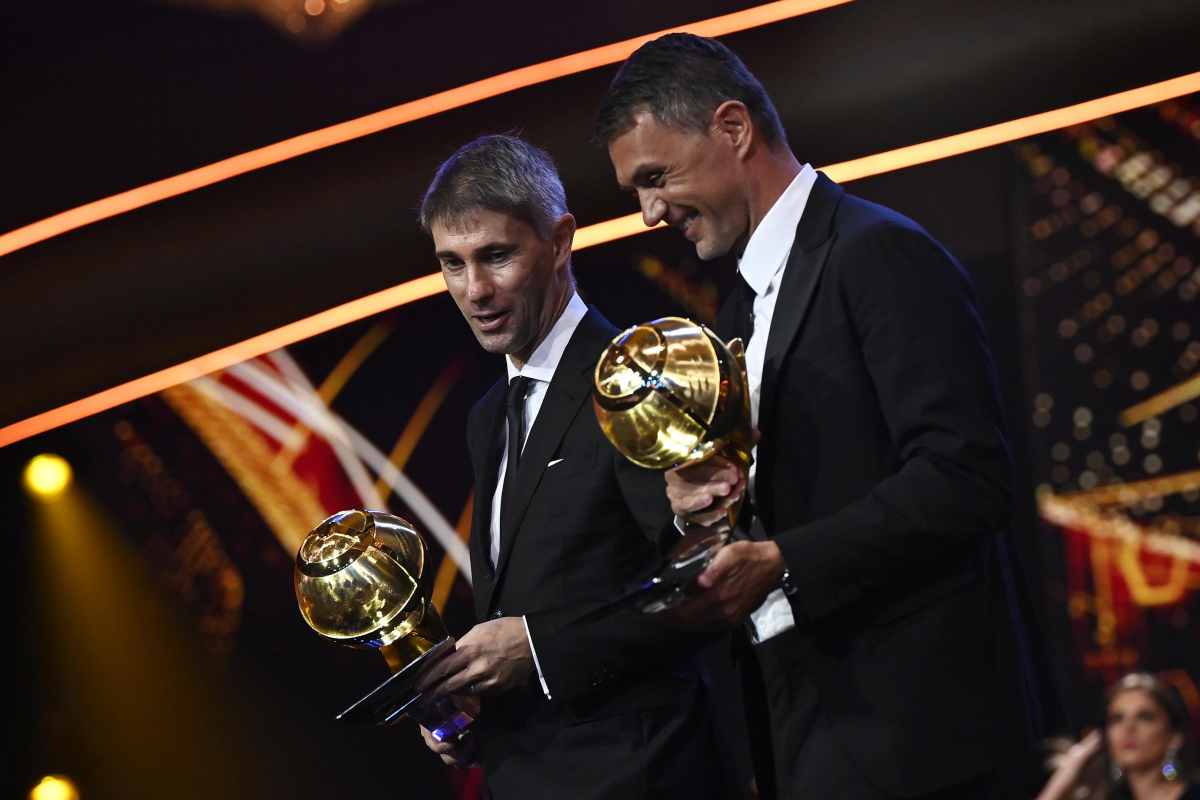 Maldini e Massara premiati Milan