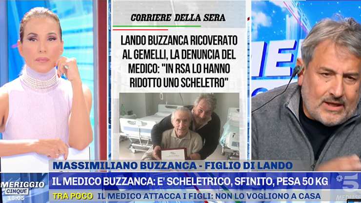 Pomeriggio 5_Barbara D'Urso e Massimiliano Buzzanca_Newsby