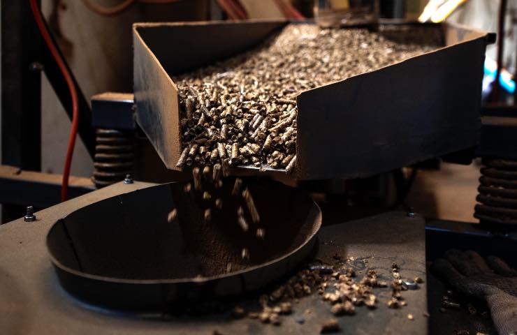 Produzione di pellet
