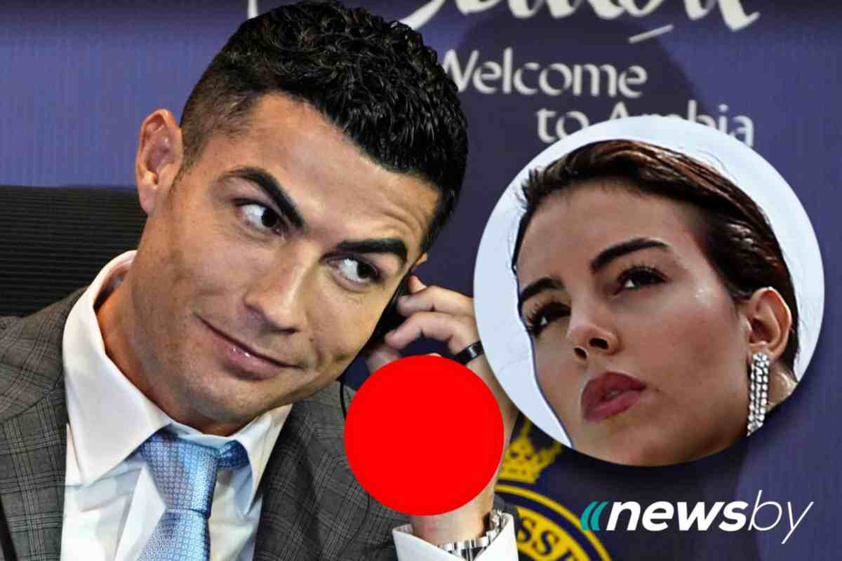 Ronaldo sorride, Georgina scontenta