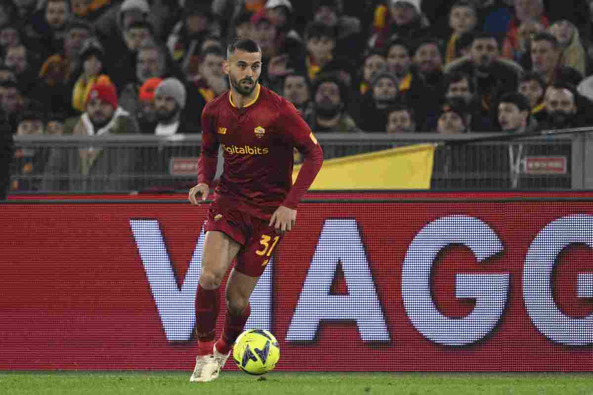Spinazzola in campo Roma