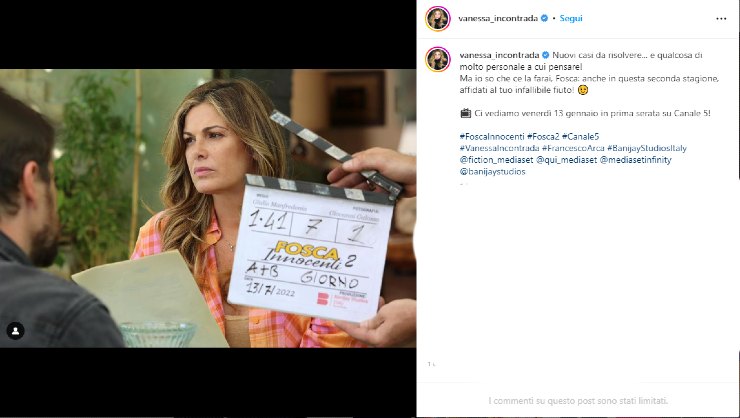Vanessa Incontrada sul set di Fosca Innocenti 2_Instagram_Newsby