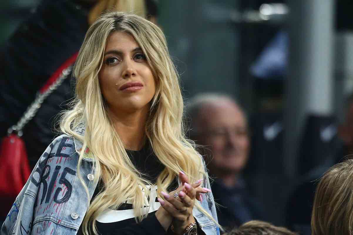 Wanda Nara allo stadio