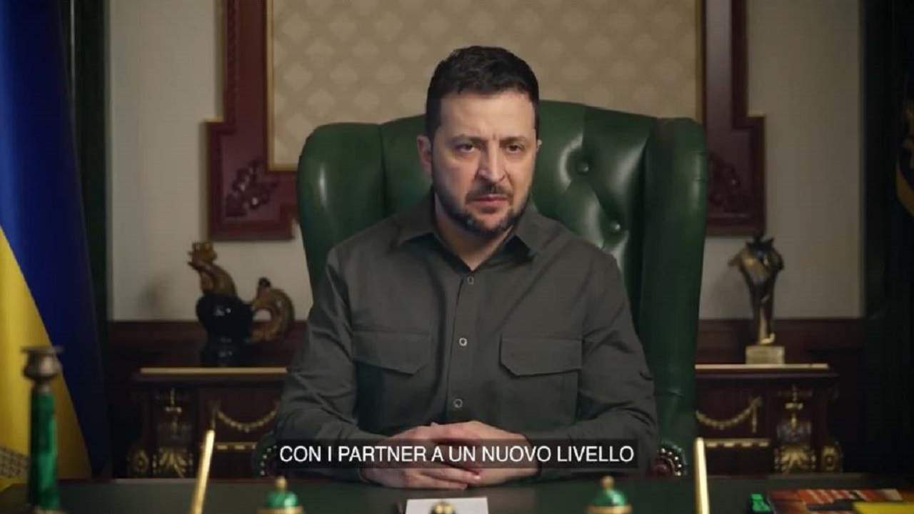 Zelensky nel suo ultimo videomessaggio alla nazione