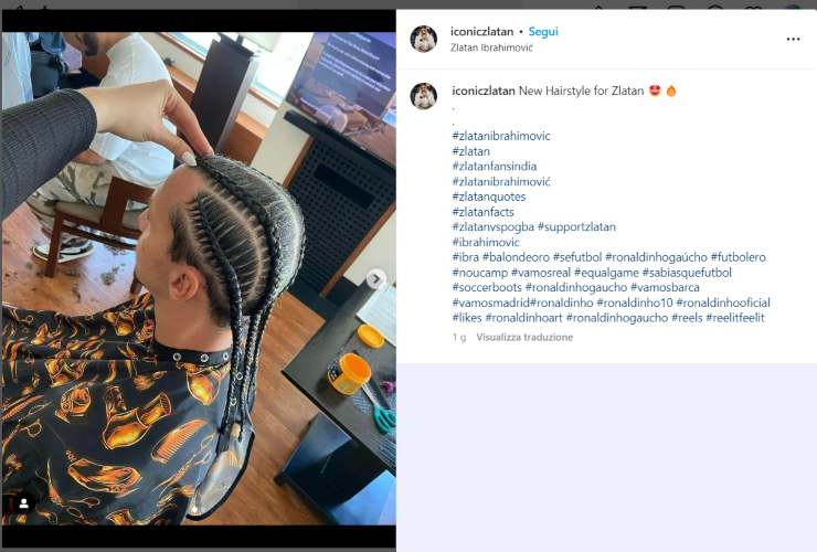 Zlatan Ibrahimovic social