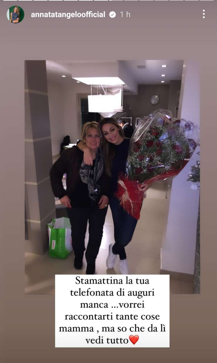 anna tatangelo mamma