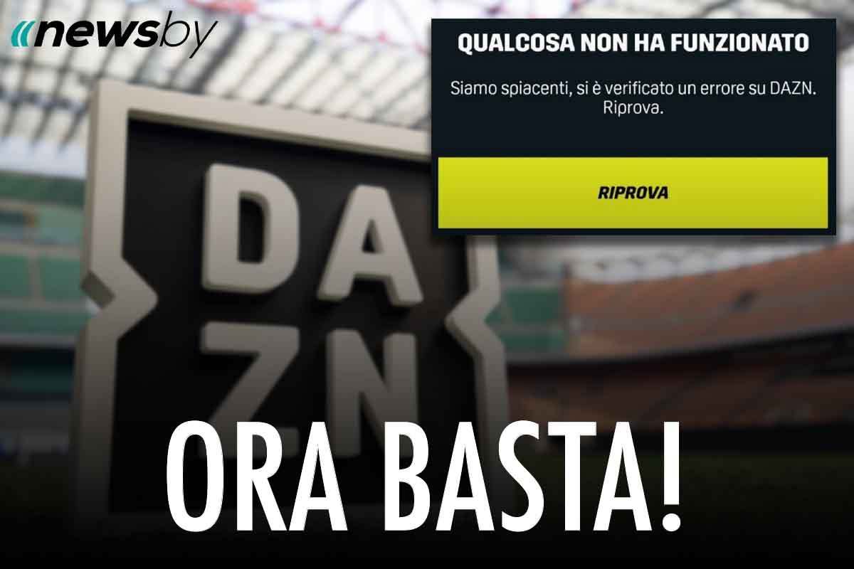 Dazn, caos e disservizi